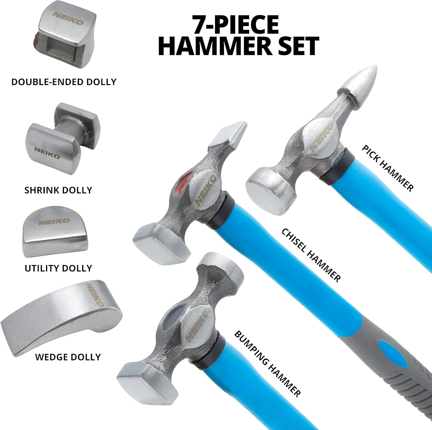 10002-32.jpg Neiko 20730A Auto Body Repair Hammer - Image 2