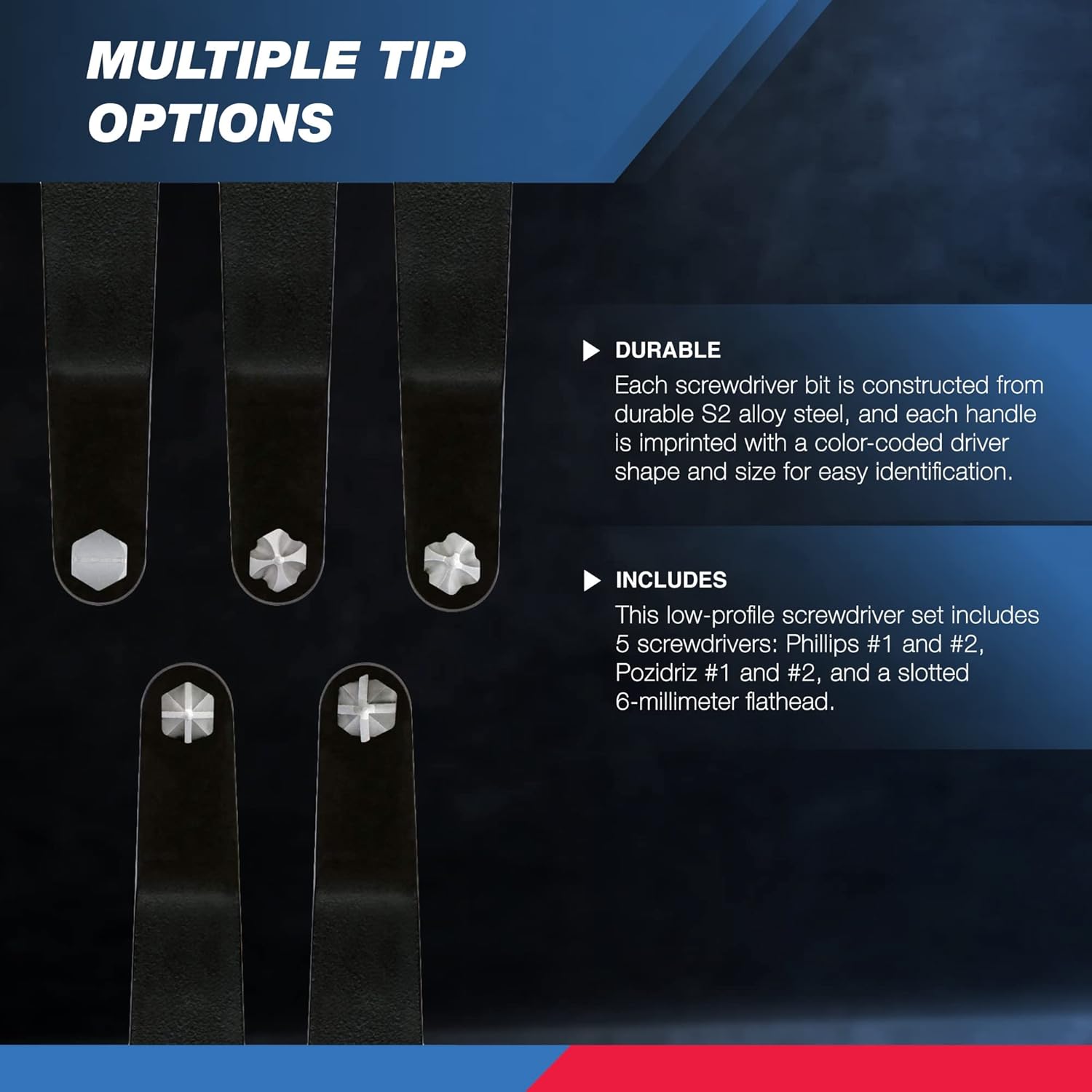 10002-41.jpg NEIKO 01323A Ultra Low Profile Offset Screwdriver Set - Image 3