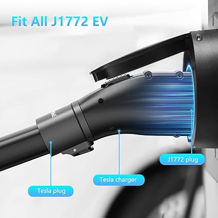 6135cNVkXEL._AC_SX425_.jpg J1772 EVs Adapter, Tesla to Charging - Image 2
