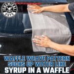 Chemical Guys MIC_781_01 Waffle Weave Gray Matter - Image 3