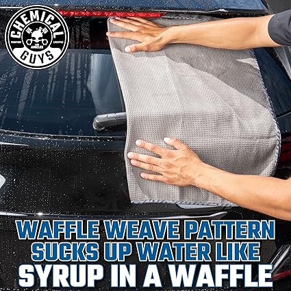 6daac4dc-2b56-44e6-8136-5275139a242f.jpeg Chemical Guys MIC_781_01 Waffle Weave Gray Matter - Image 3