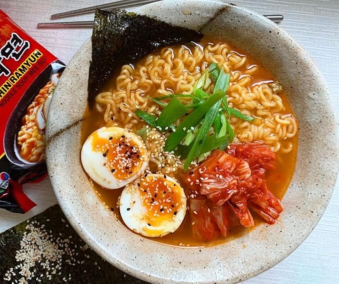 712bS4b7zGL._SX679_.jpg Nongshim Gourmet Spicy Shin Instant Ramen Noodle - Image 2