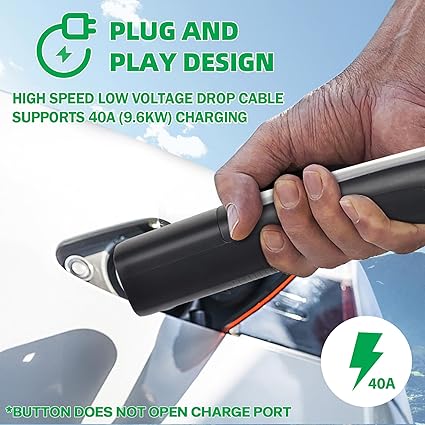 71FETMZoSsL._AC_SX425_.jpg J1772 to Tesla EV Charger Extension Cable Tesla - Image 2