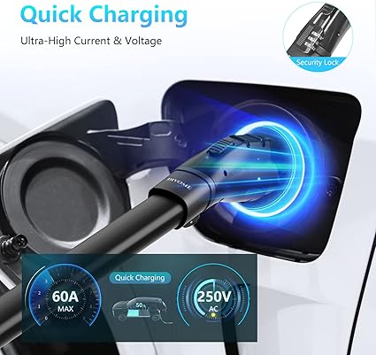 71FH0NVDUL._AC_SX425_.jpg J1772 EVs Adapter, Tesla to Charging - Image 3