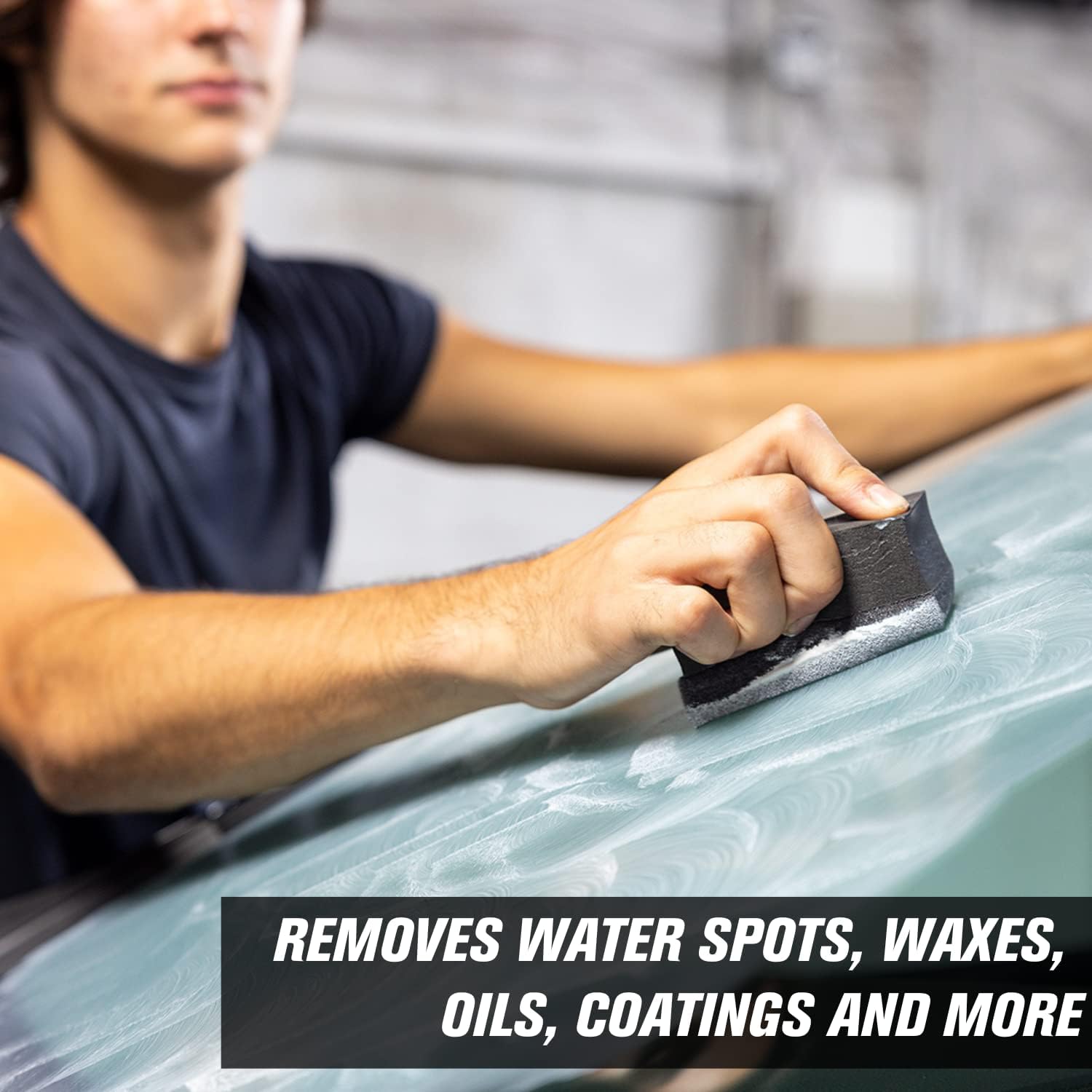8161ac17-0624-4fbb-8bcb-44b01b6d61d2.jpeg Invisible Glass 91411 3.38-Ounce Glass Stripper Water Spot Remover Kit Eliminates Coatings - Image 2