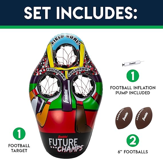 81K59cZXxyL._AC_SX569_.jpg Franklin Sports Kids Football Target Toss Game - Image 3