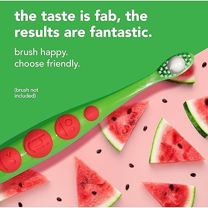 81fTTXwXPdL._SX425_.jpg Hello Natural Watermelon Flavor Baby & Kids Fluoride Free Toothpaste - Image 2