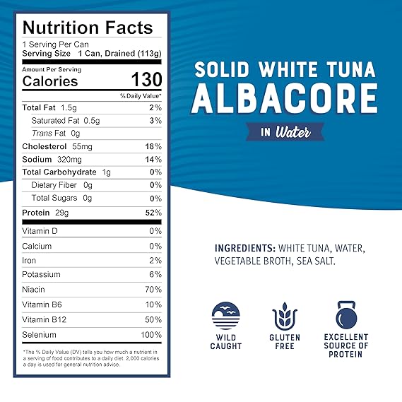 81lzjh-VmNL._SX569_.jpg Bumble Bee Solid White Albacore Tuna in Water - Image 3