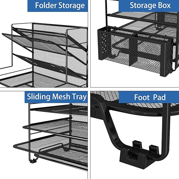 91WIhtkwfVL._AC_SX679_.jpg Simple Trending 7 Tier Desk File Organizer - Image 2