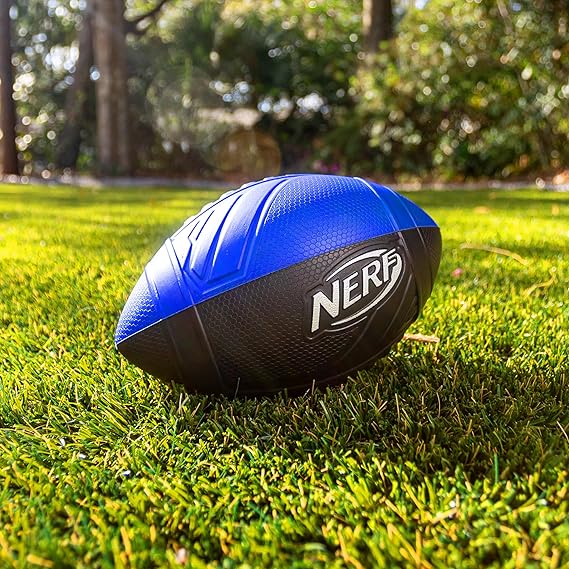 91mJKLpZNrL._AC_SX569_-1.jpg Nerf Kids Foam Football - Pro Grip Youth Soft Foam Ball - Image 2