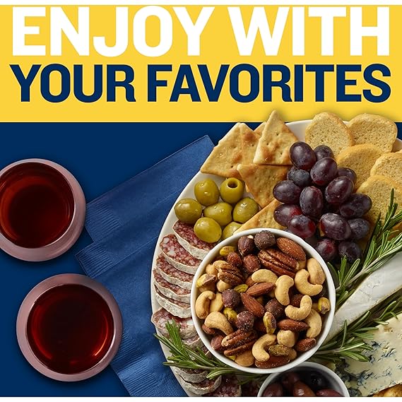 91yCrKm520L._SX569_.jpg PLANTERS Deluxe Mixed Nuts, Cashews, Almonds, Pecans, Pistachios, Hazelnuts - Image 2