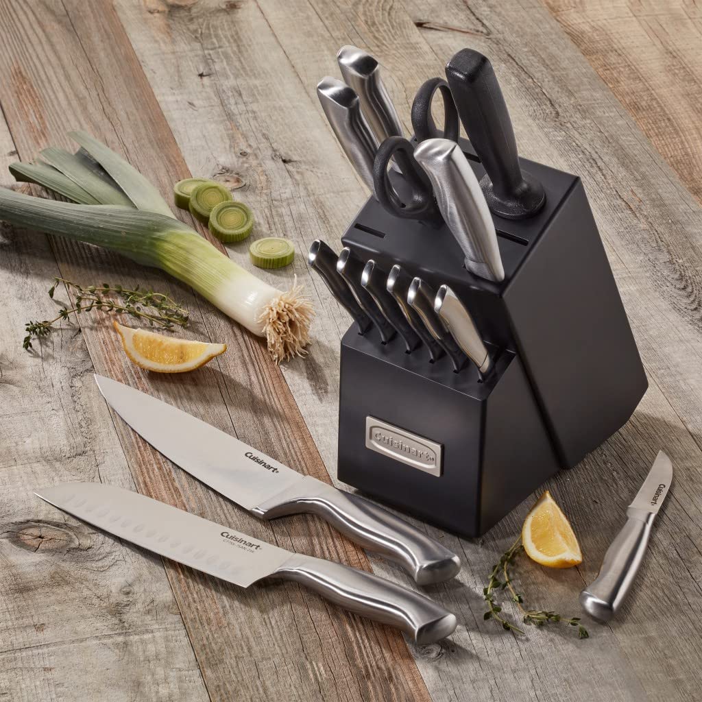 Block2.jpg Cuisinart 15 Piece Kitchen Knife Set with Block - Image 2