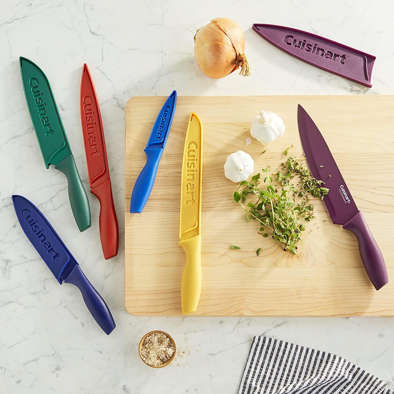 C552.jpg Cuisinart C55-12PCKSAM 12-Piece Ceramic Coated Stainless Steel Knives - Image 2