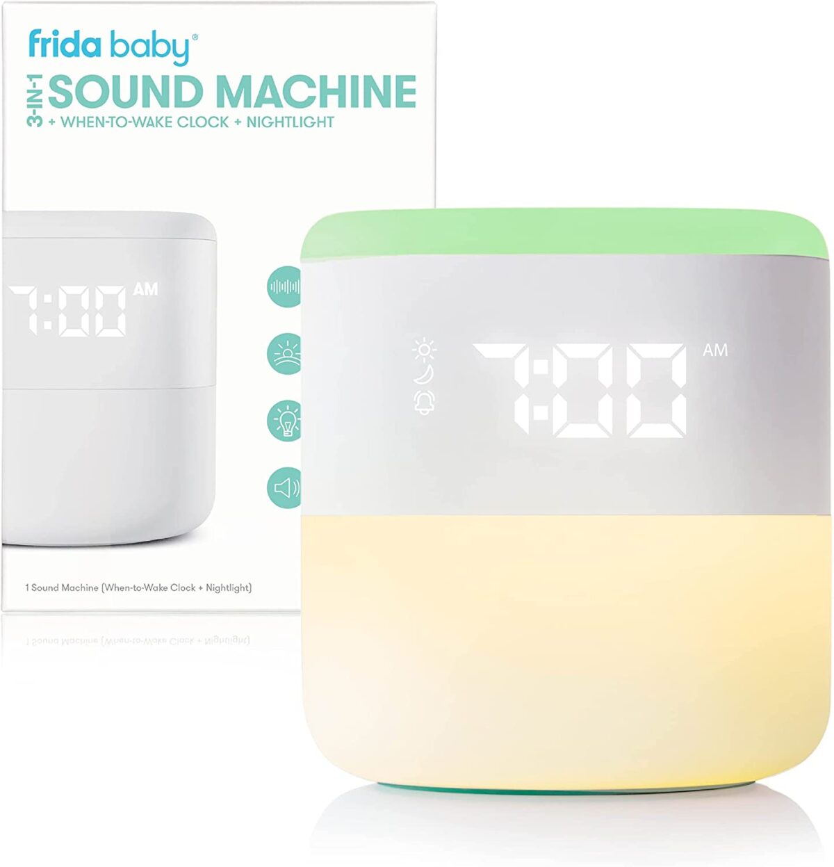 Frida Baby 3-in-1 Sound Machine + When-to-Wake Clock - Image 1