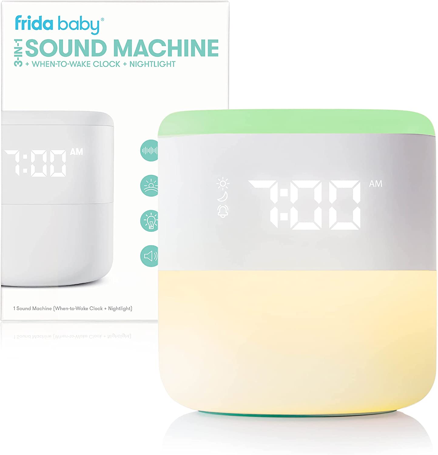 Frida1.jpg Frida Baby 3-in-1 Sound Machine + When-to-Wake Clock - Image 1