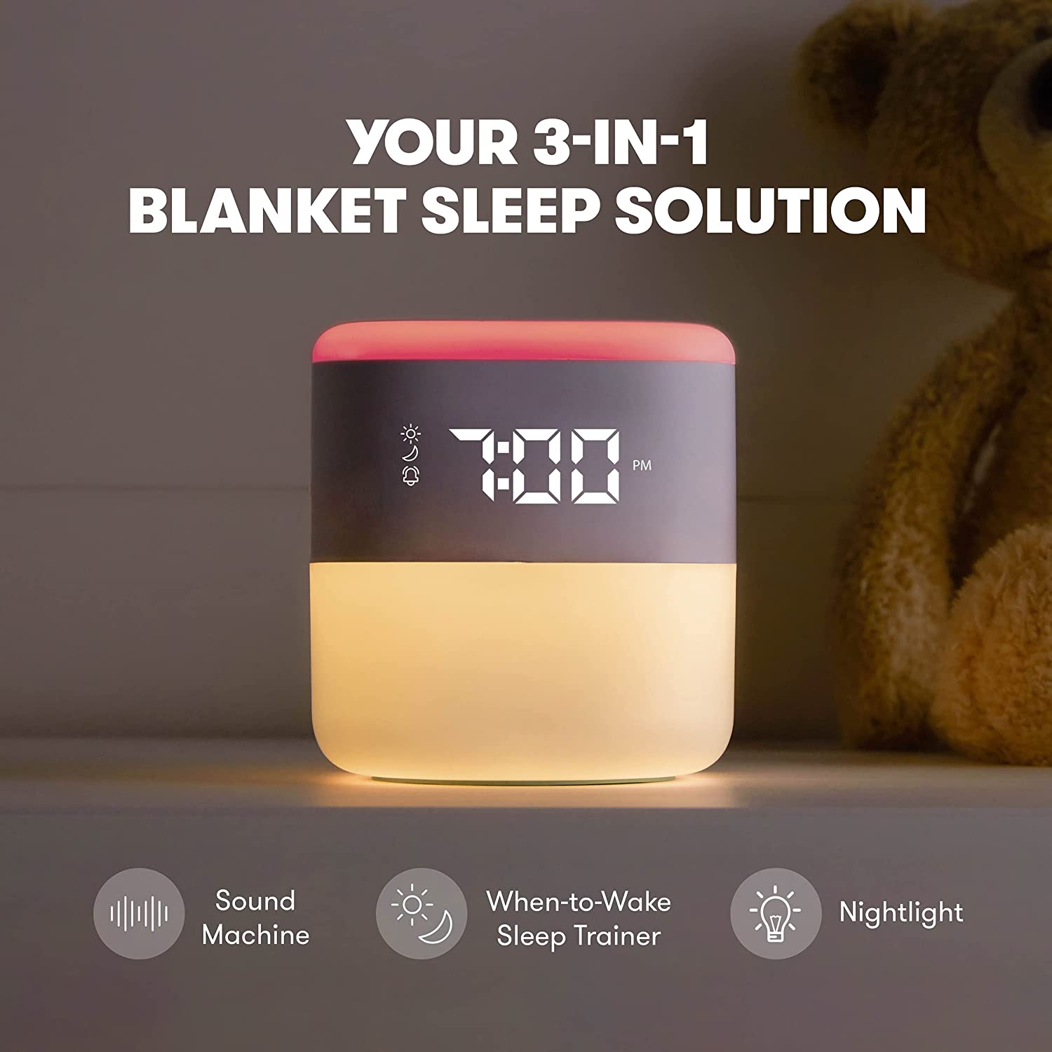 Frida2.jpg Frida Baby 3-in-1 Sound Machine + When-to-Wake Clock - Image 2
