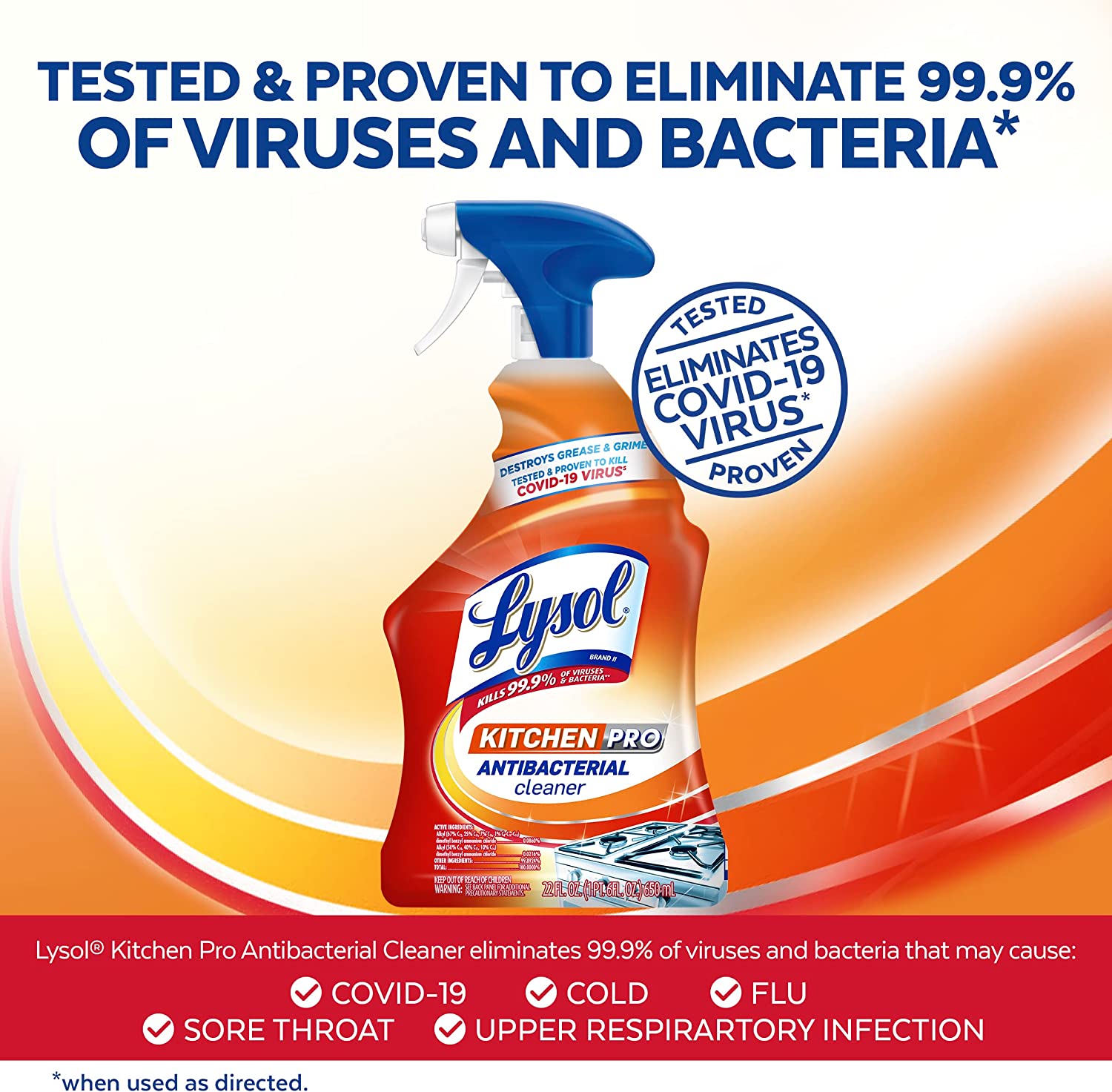 Lysol2.jpg Lysol Pro Kitchen Spray Cleaner and Degreaser - Image 2