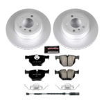 Power Stop CRK7429 Rear Z23 Evolution Geomet® Coated Brake Kit and 1 Rear Sensor Wire - Image 3