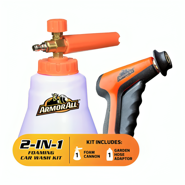 Untitled-design-2024-08-26T115256.767-1.png Armor All 2-in-1 Foam Cannon Kit, Car Cleaning Kit Connects to Power Washers - Image 1