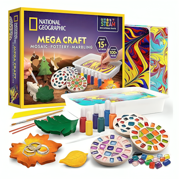 Untitled-design-2024-09-20T223921.680-1.png NATIONAL GEOGRAPHIC Mega Arts and Crafts Kit for Kids - Image 1