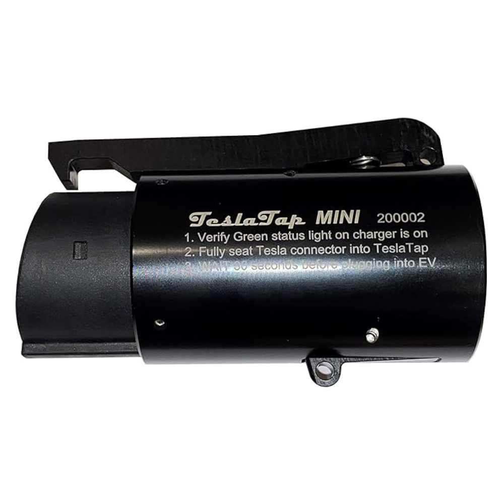 Untitled-design-2024-12-21T204820.775.png Mini - Tesla to J-1772 Adapter - 80 AMP - Made in USA (TTMINI80) - Image 1