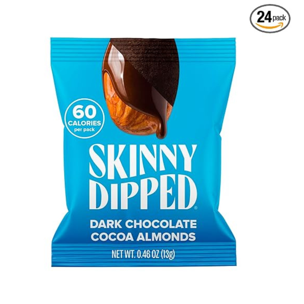 Untitled-design-2025-03-03T223647.254.png SkinnyDipped Dark Chocolate Cocoa Almonds, Healthy Snack - Image 1