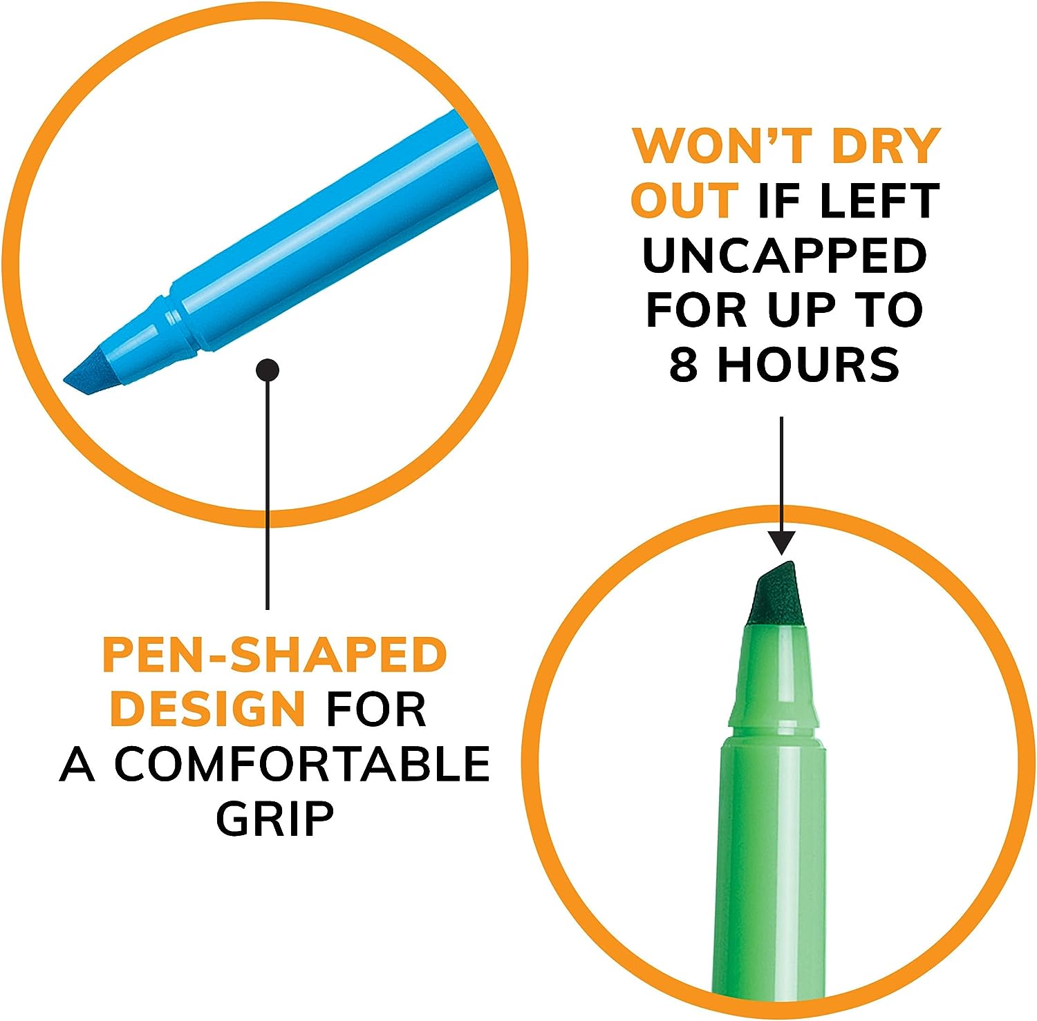 bic2-1.jpg BIC Brite Liner Highlighters, Chisel Tip, 5-Count - Image 2