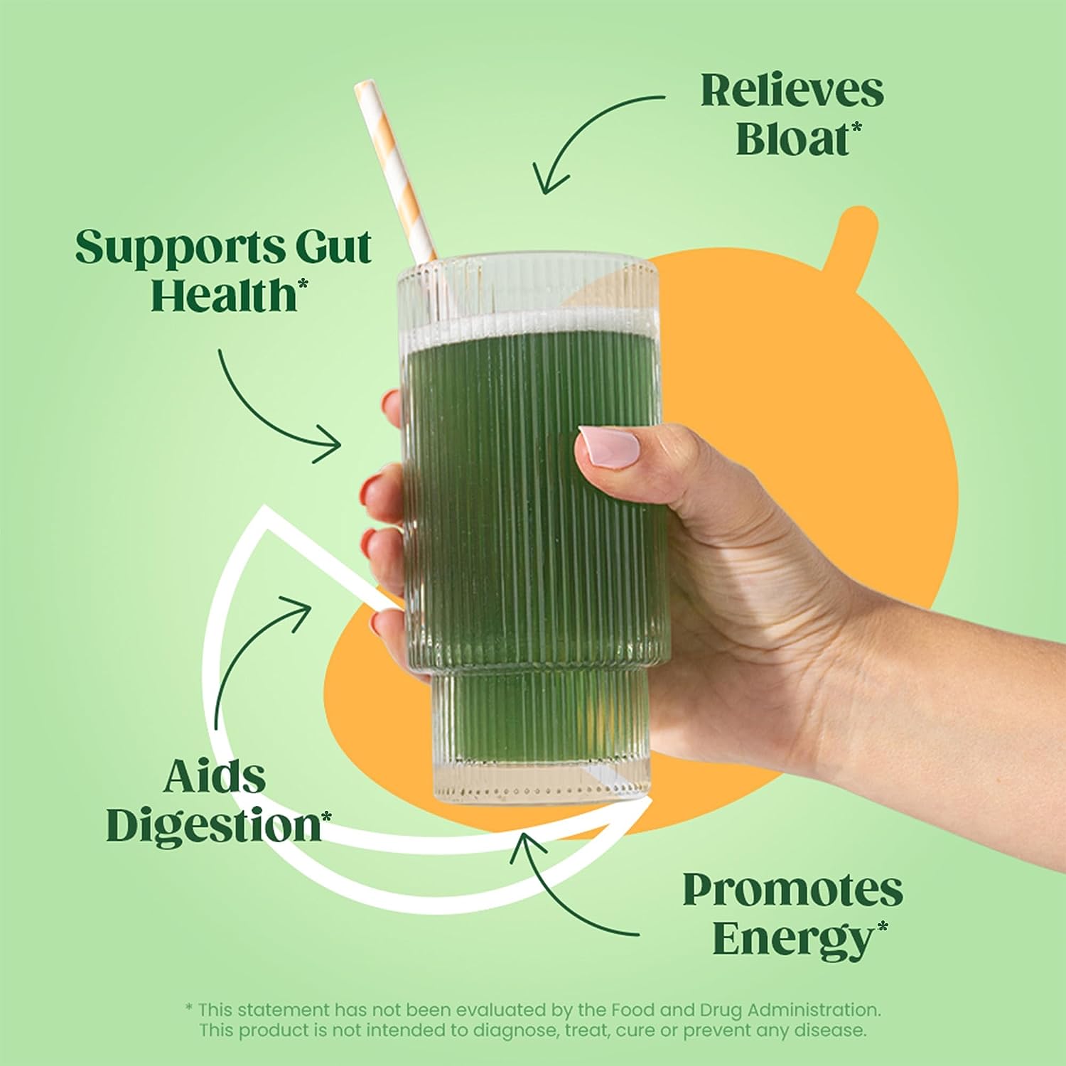 bloom2.jpg Bloom Nutrition Super Greens Powder Smoothie & Juice Mix, Probiotics - Image 2