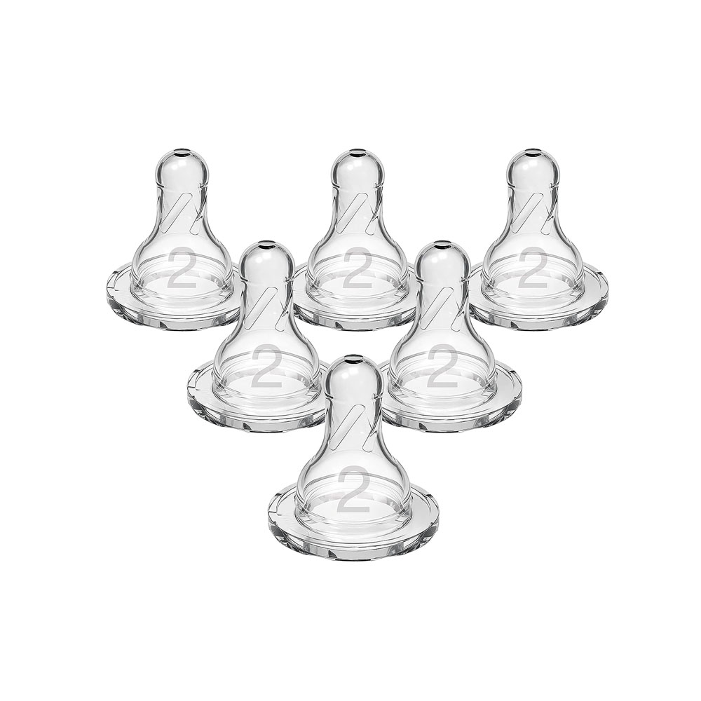 br1.jpg Dr. Brown’s Natural Flow Level 2  Baby Silicone Nipple - Image 1