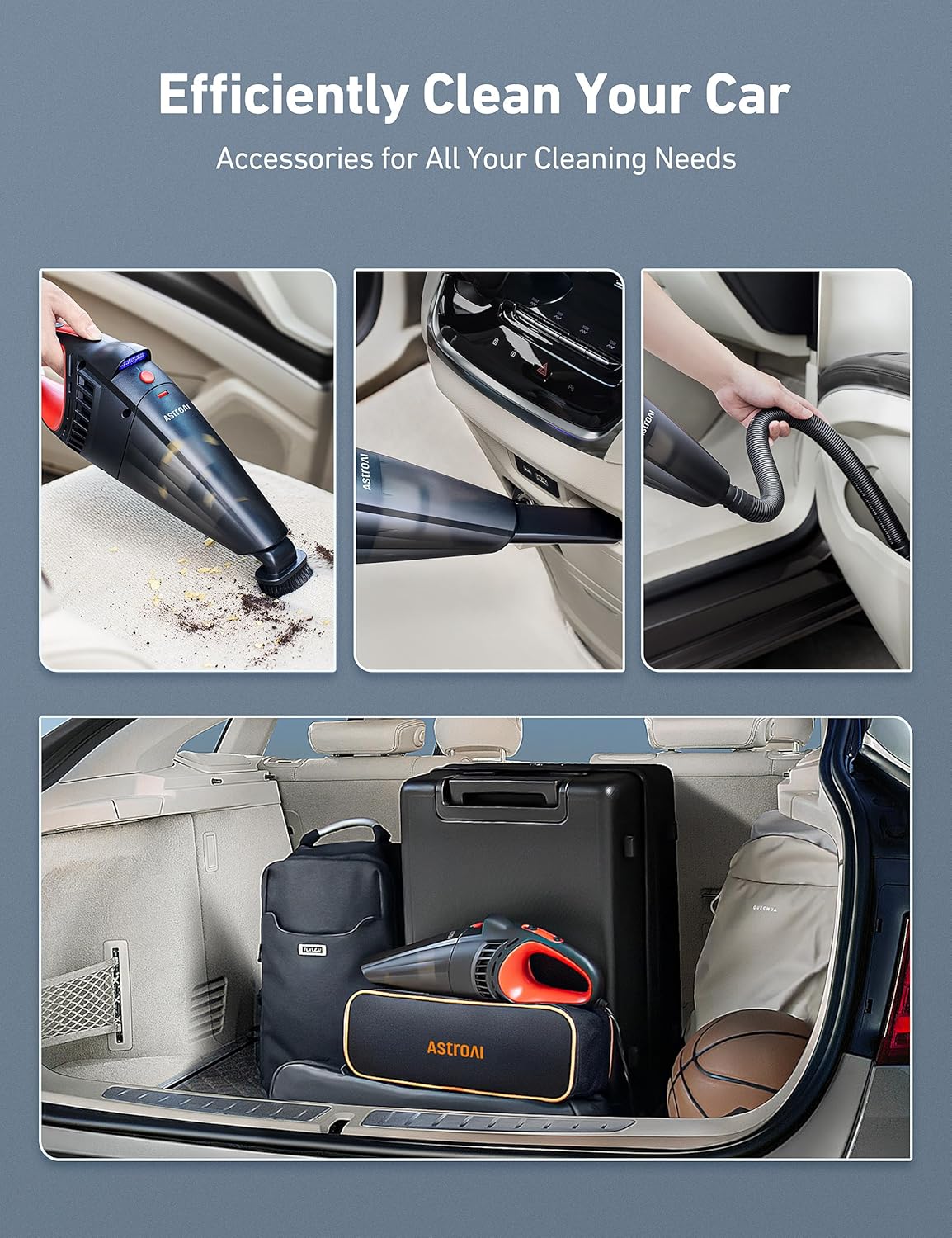 c7ca508d-d37c-4667-90e2-420cdf86d5df.jpeg AstroAI Car Vacuum, Car Accessories, Portable Handheld Vacuum Cleaner - Image 3