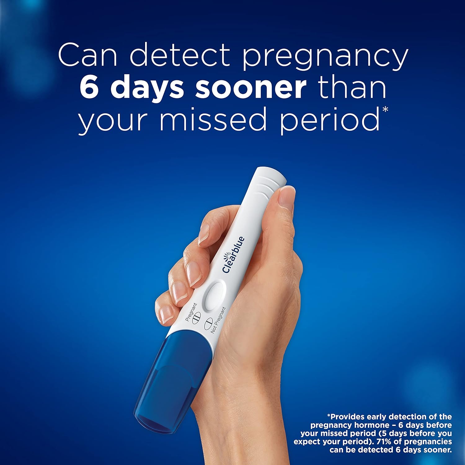 clear2.jpg Clearblue Early Detection Pregnancy Test, 3ct - Image 2