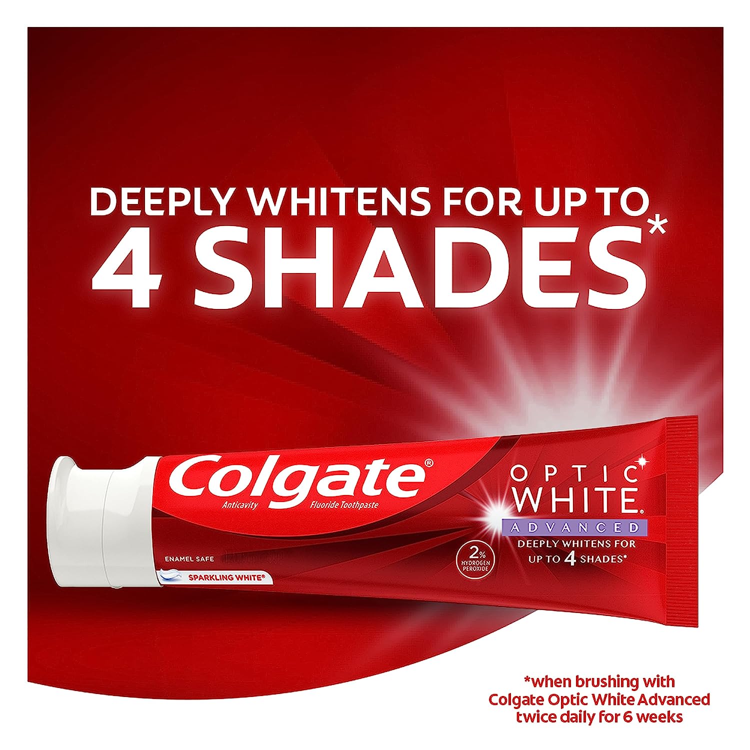 col2-1.jpg Colgate Optic White Advanced Teeth Whitening Toothpaste - Image 2
