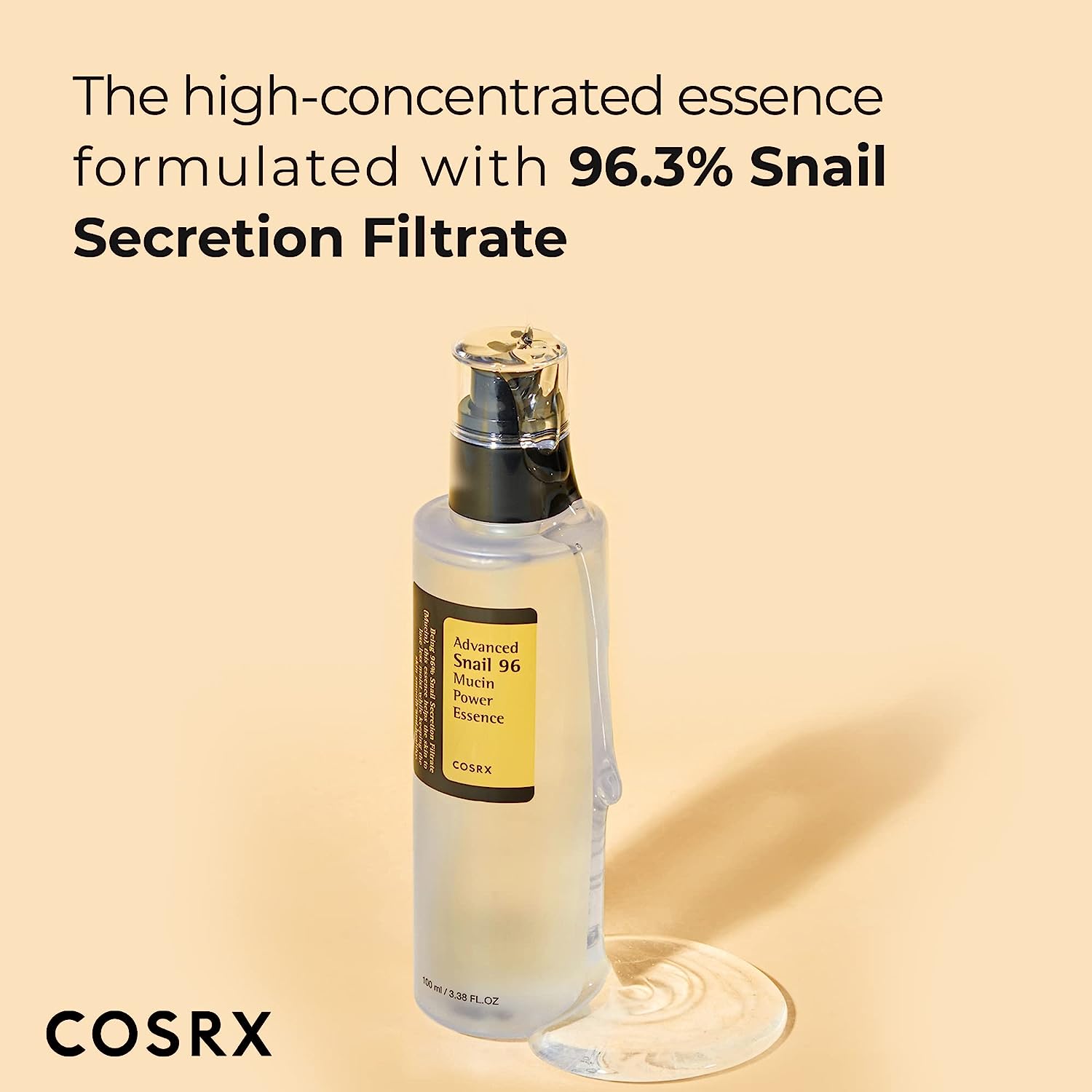 cos3.jpg COSRX Snail Mucin 96% Power Repairing Essence100ml, Hydrating Serum - Image 3