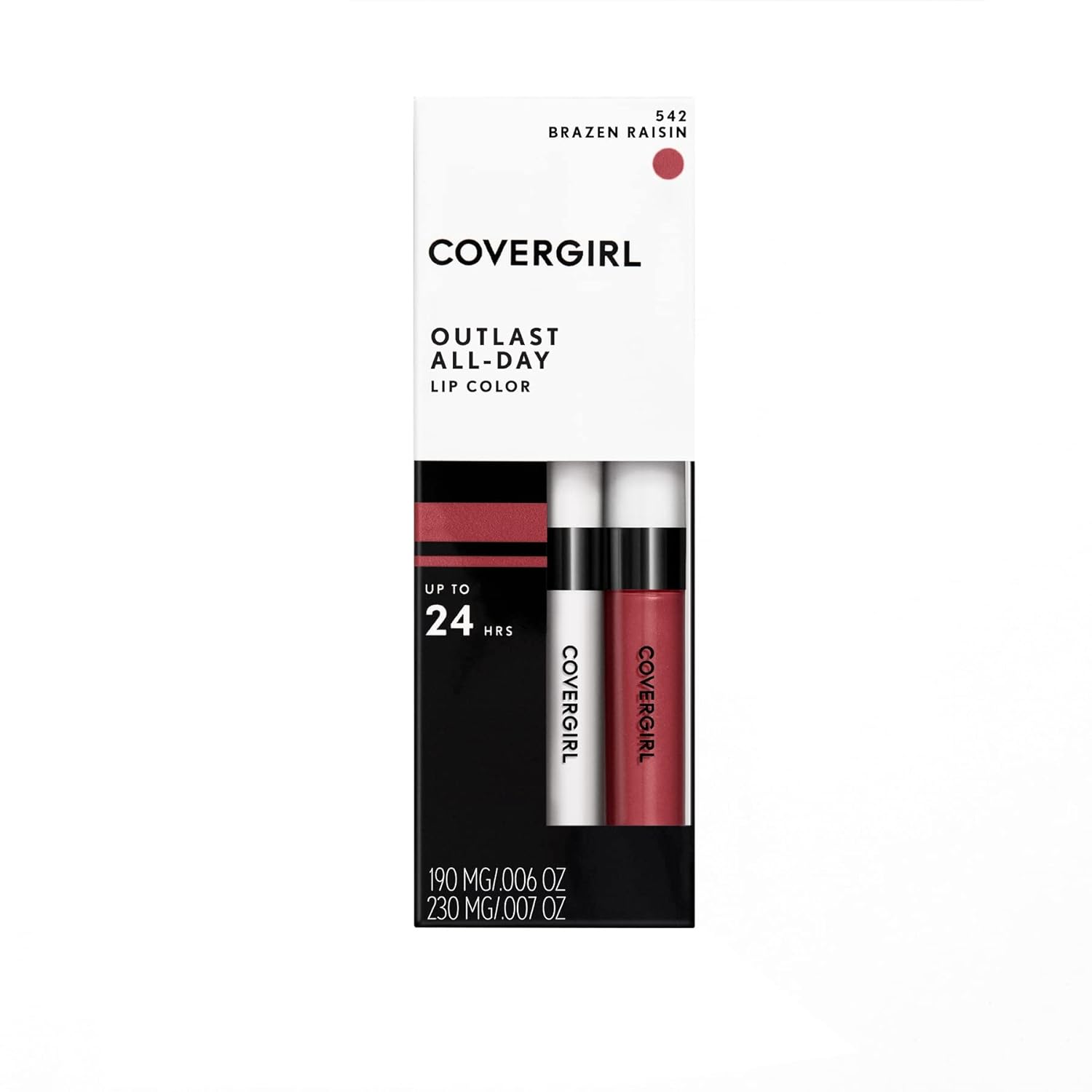 cover3.jpg COVERGIRL, Outlast All-Day Moisturizing Lip Color, Brazen Raisin - Image 3