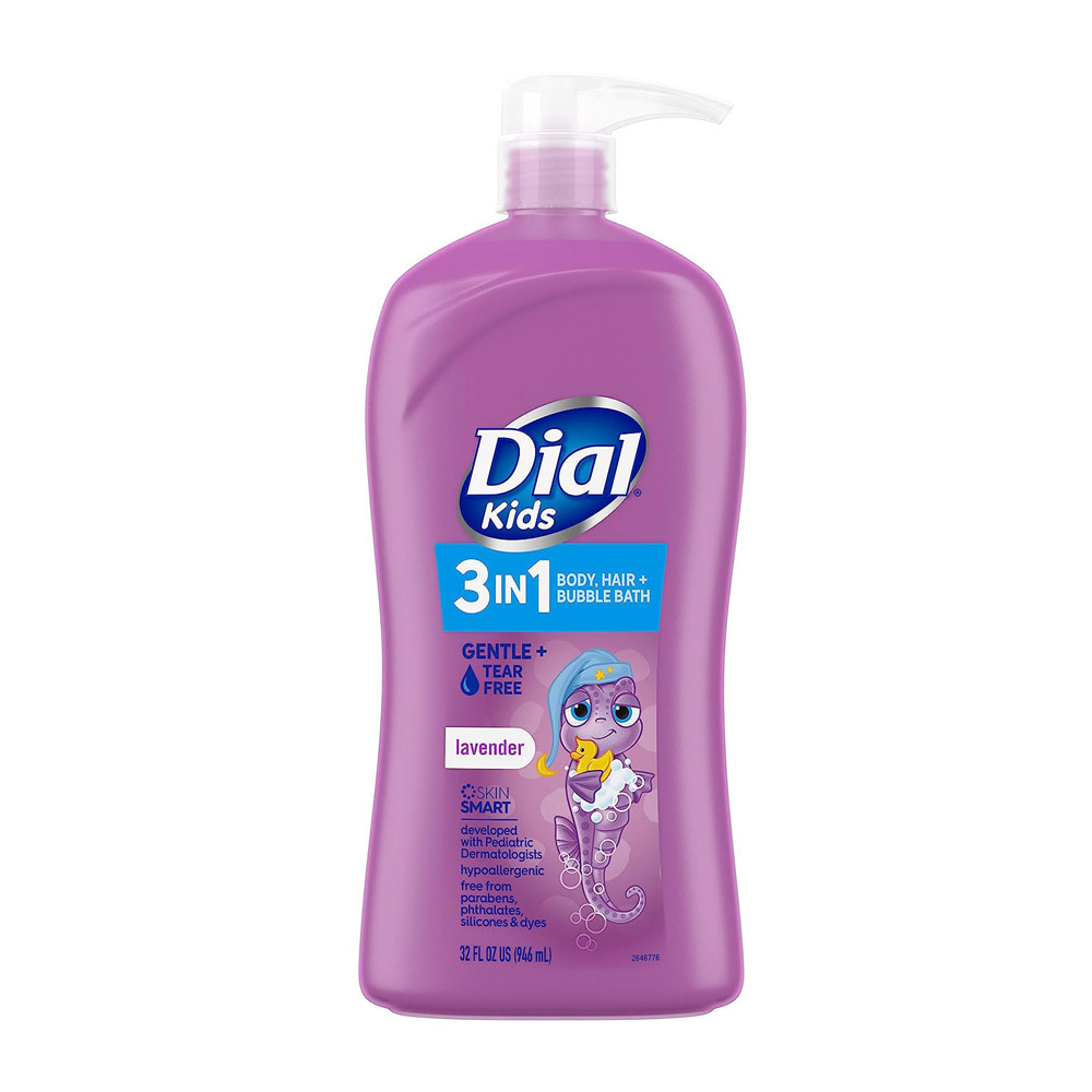 dial1.jpg Dial Kids 3-in-1 Body+Hair+Bubble Bath, Lavender Scent - Image 1