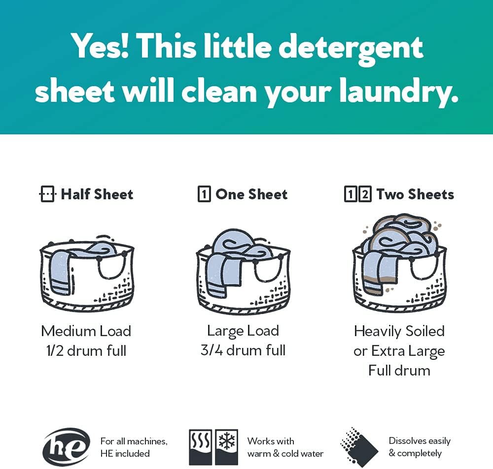earth3.jpg Earth Breeze Laundry Detergent Sheets - Fresh Scent - Image 3