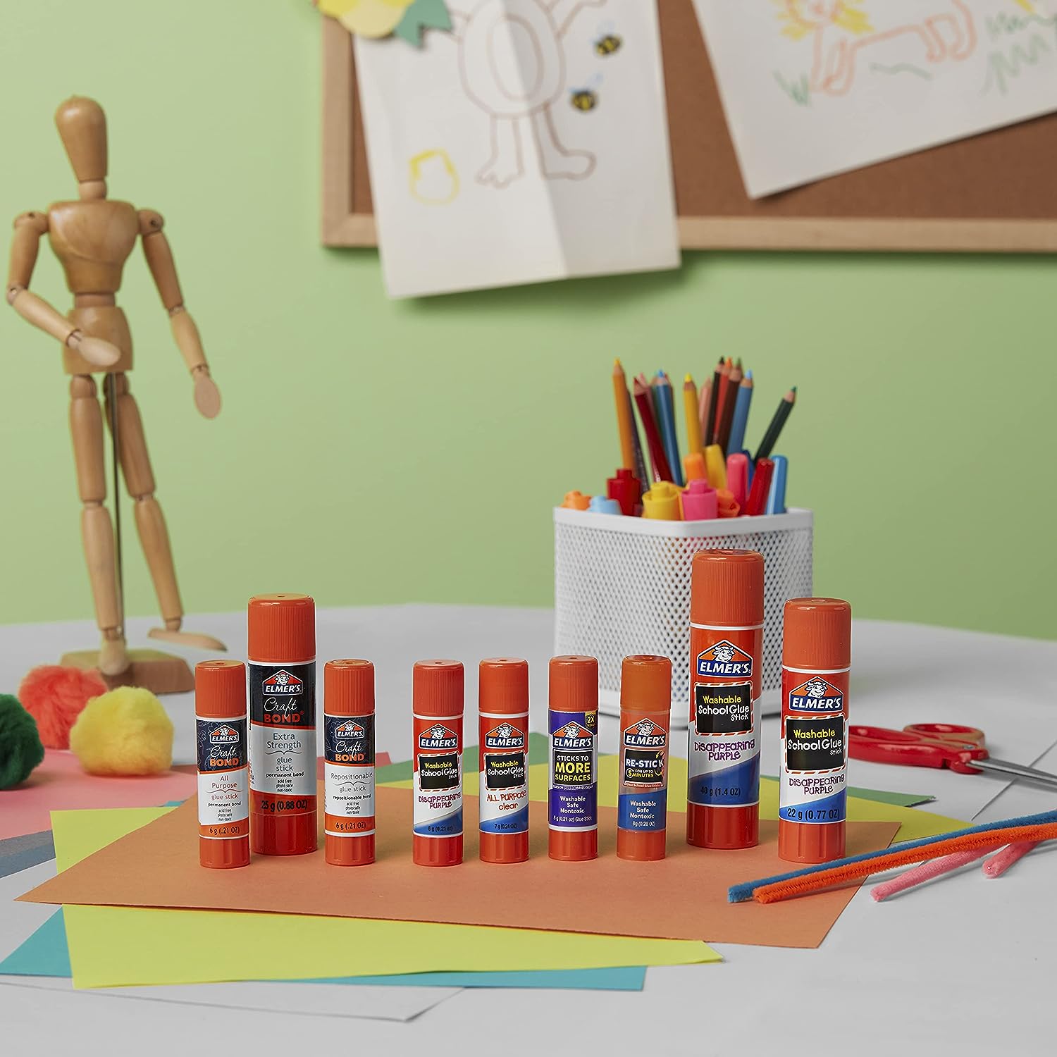 elmer2.jpg Elmer's Disappearing Purple Washable School Glue Sticks - Image 2