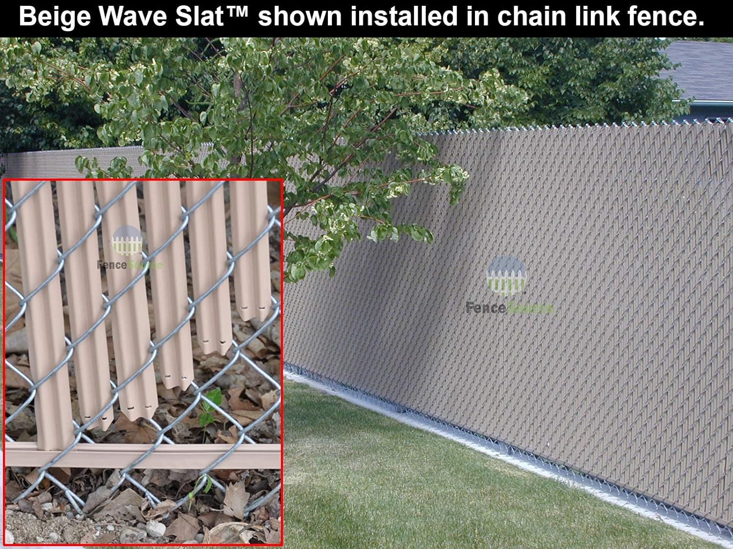 f3-1.jpg FenceSource Wave Slat (9 Colors) Single Wall Bottom Locking Privacy - Image 3