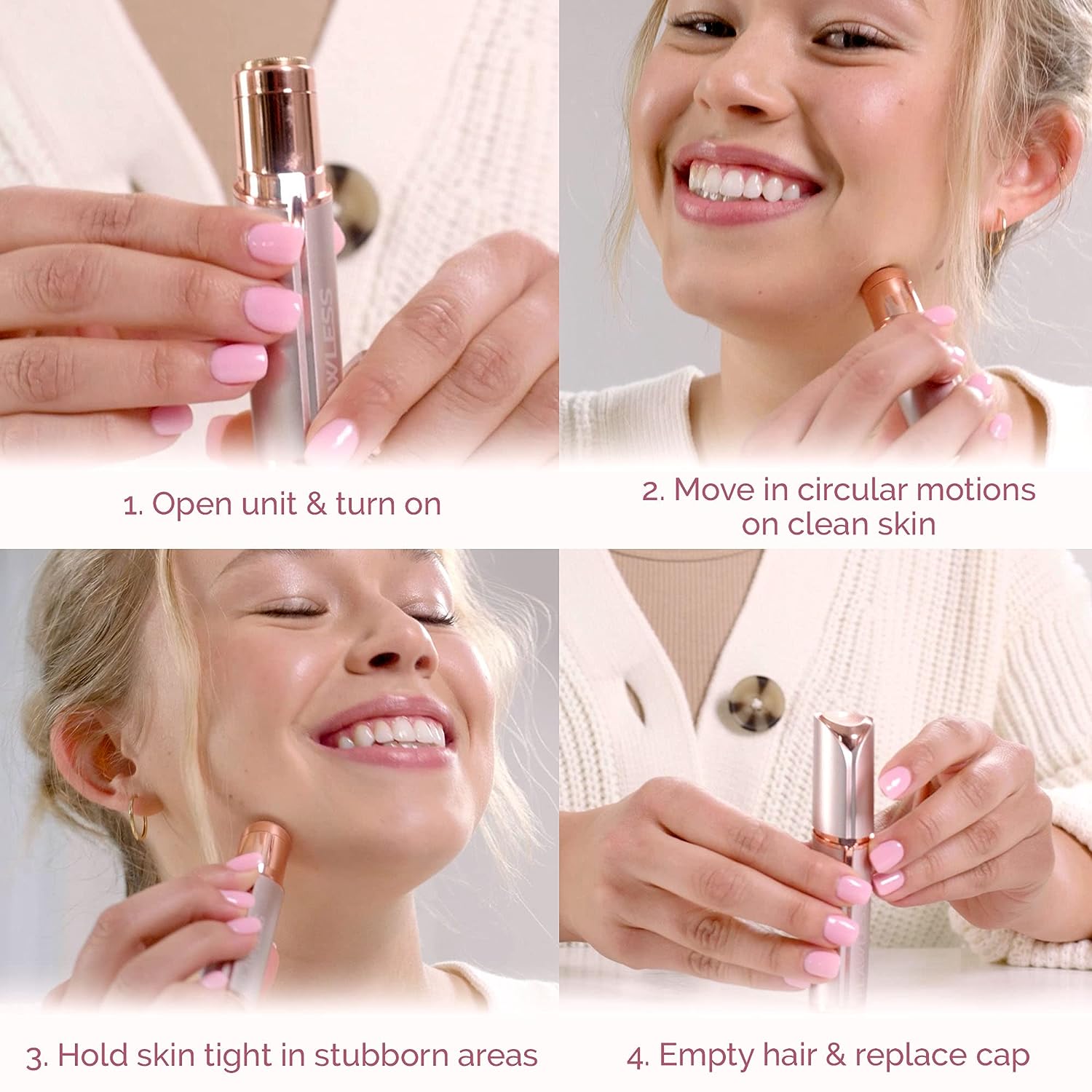 f3.jpg Finishing Touch Flawless Women's Painless Hair Remover - Image 3