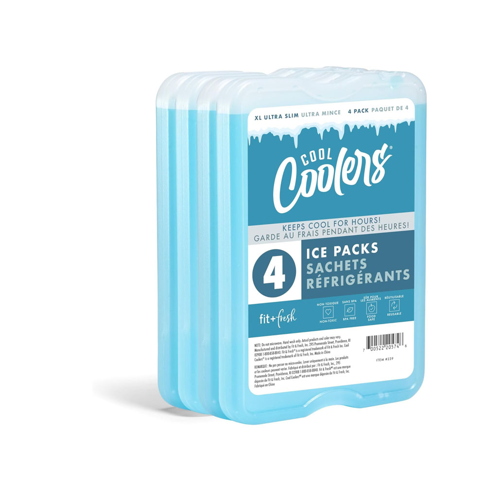 fit.jpg Fit & Fresh XL Cool Coolers Freezer Slim Ice Pack - Image 1