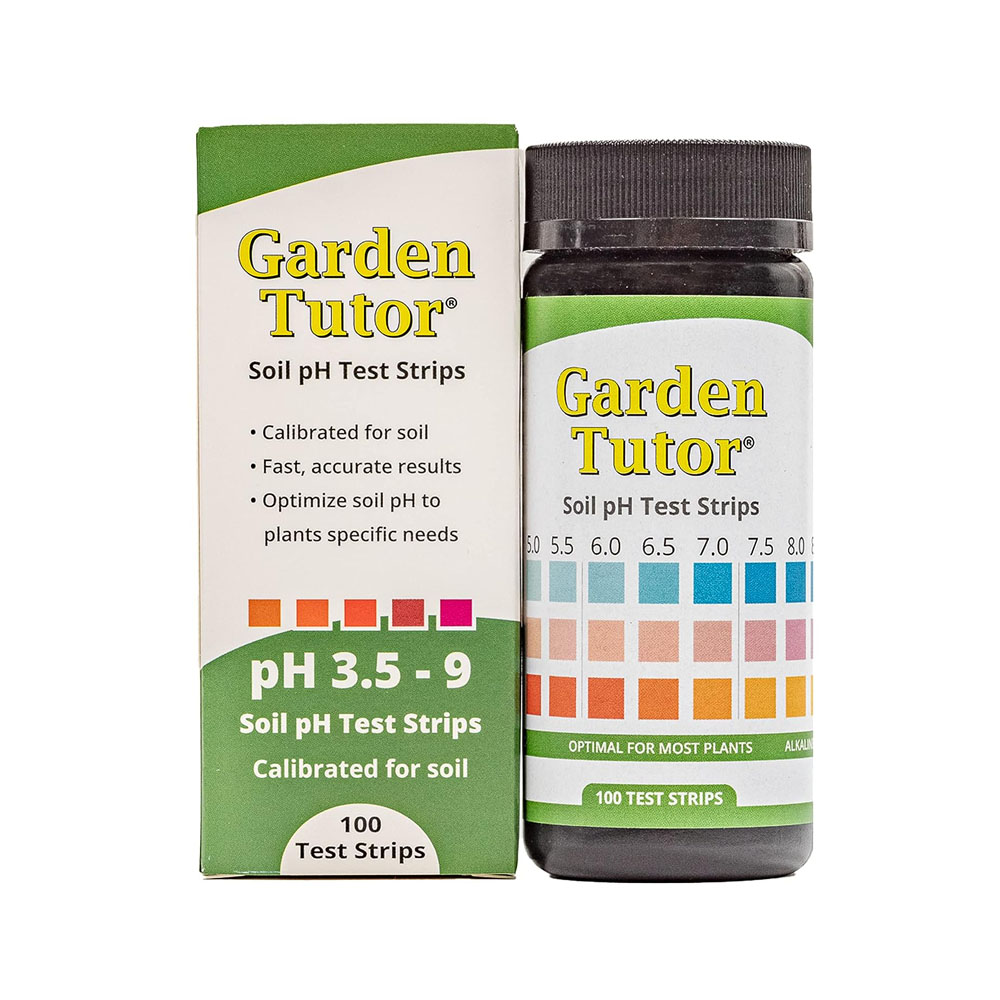 gardn1.jpg Garden Tutor Soil pH Test Kit (3.5-9 Range)  100 Soil pH Test Strips - Image 1