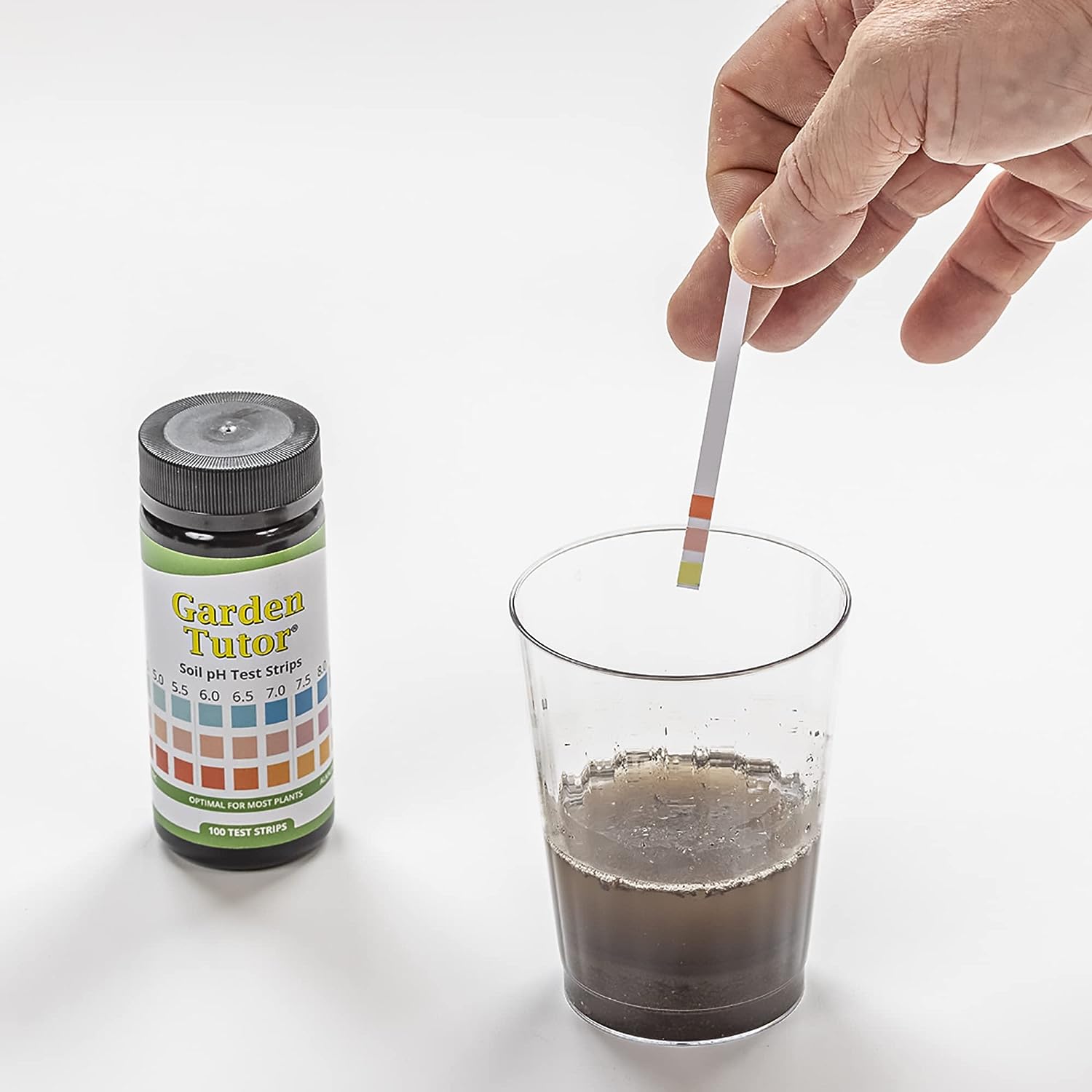 gardn3.jpg Garden Tutor Soil pH Test Kit (3.5-9 Range)  100 Soil pH Test Strips - Image 3