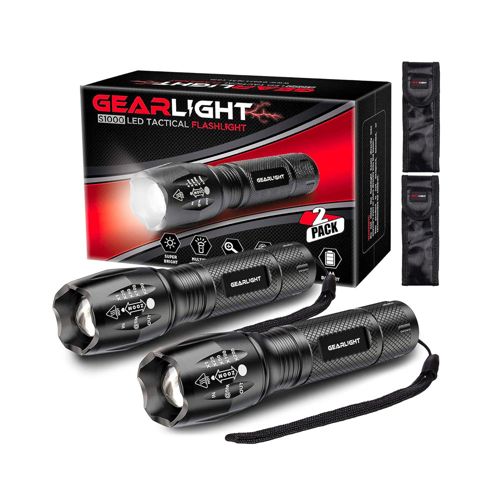 ge-1.jpg GearLight LED Flashlights - Mini Flashlights for Camping, Hiking, Walking - Image 1