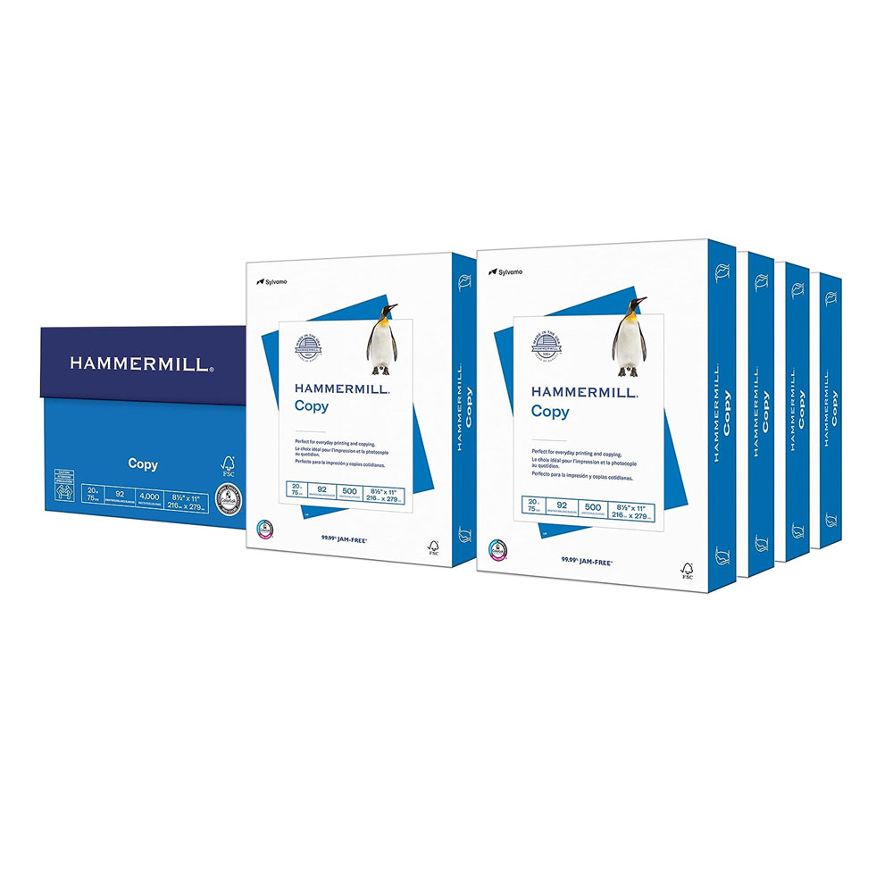 ham1-1.jpg Hammermill Printer Paper, 20 Lb Copy Paper- Made in the USA - Image 1