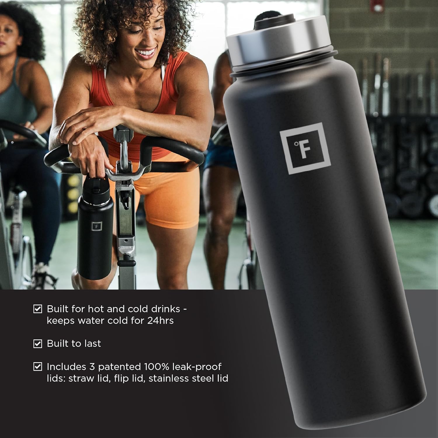 iron2.jpg IRON °FLASK Sports Water Bottle - Stainless Steel Gym & Sport Bottles - Image 2