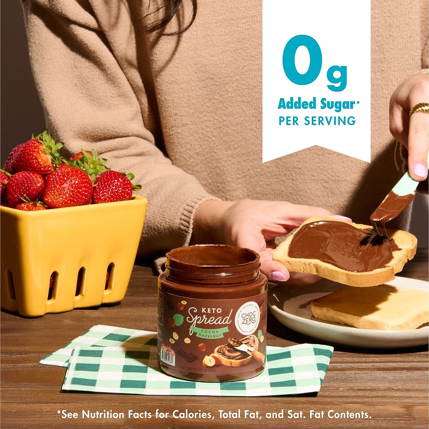 k2-2.jpg ChocZero Keto Milk Chocolate Hazelnut Spread - Image 3