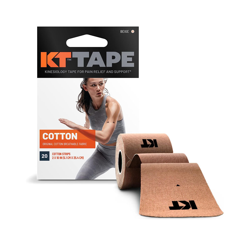 kt.jpg KT Tape, Original Cotton, Elastic Kinesiology Athletic Tape, 20 Count - Image 1