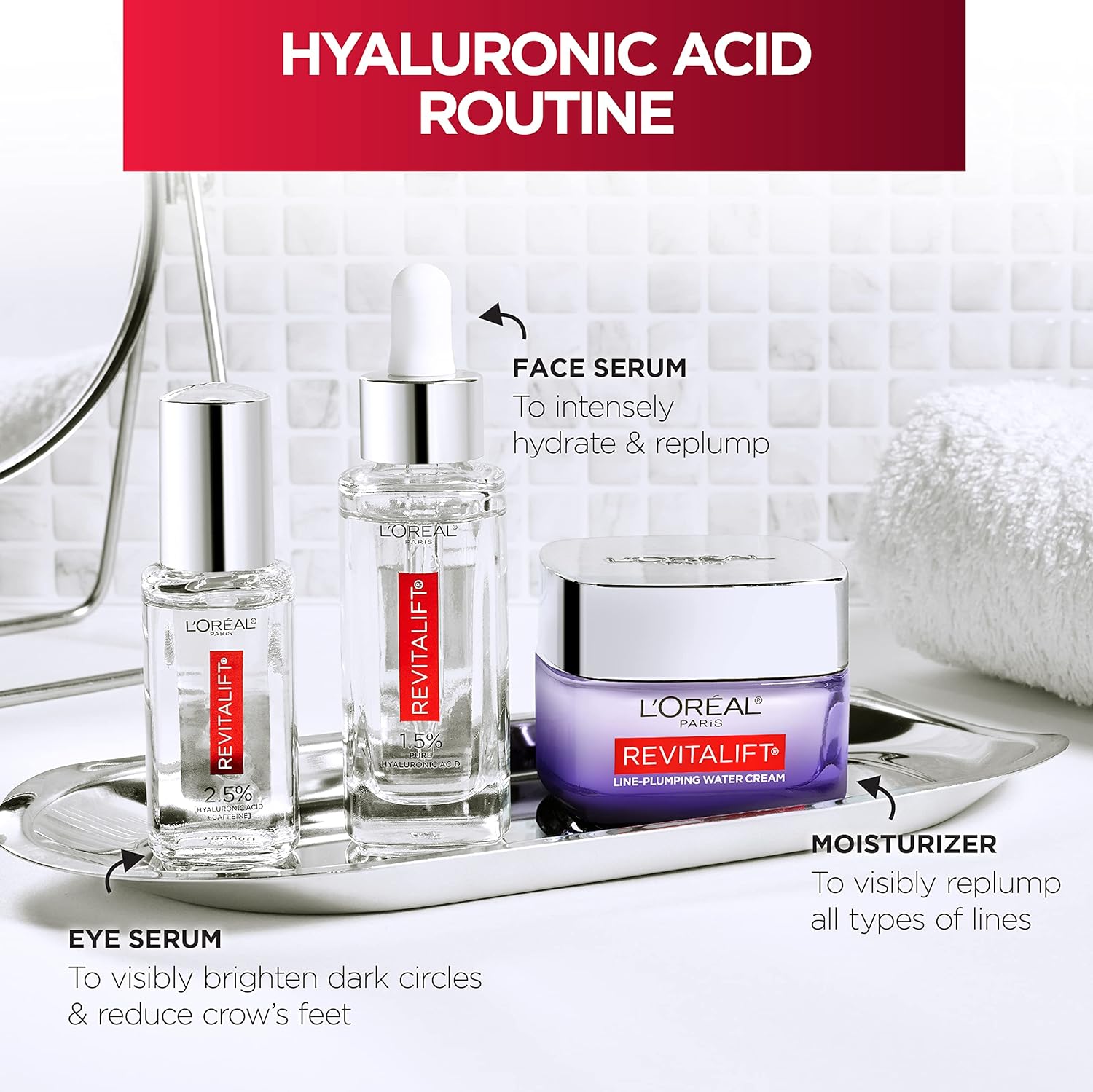 lo3.jpg L’Oréal Paris Revitalift 1.5% Pure Hyaluronic Acid Face Serum - Image 3