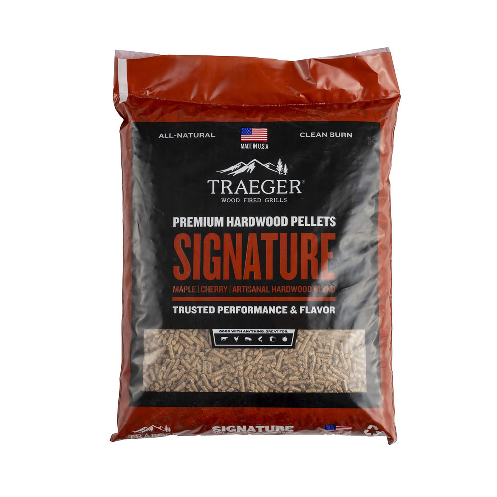 tra.jpg Traeger Grills Signature Blend 100% All-Natural Wood Pellets for Smokers and Pellet Grills, BBQ - Image 1
