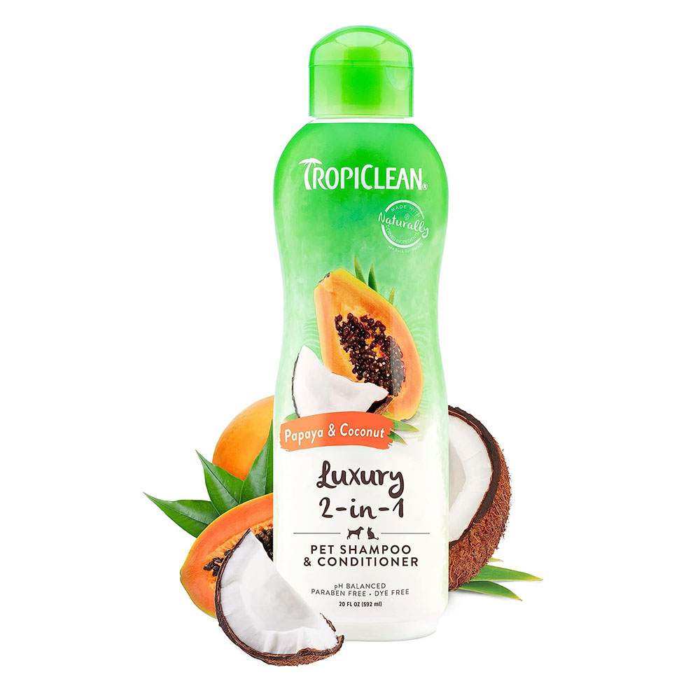 trop1.jpg TropiClean Coconut Hypoallergenic Dog & Cat Shampoo - Image 1